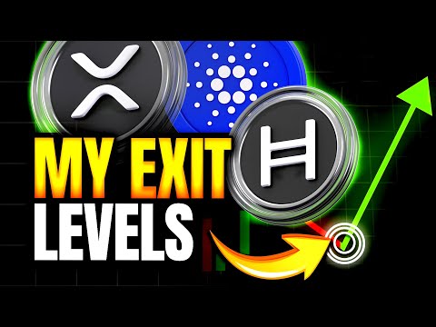 I’LL BOOK PROFITS HERE! Cardano XRP Hedera HBAR