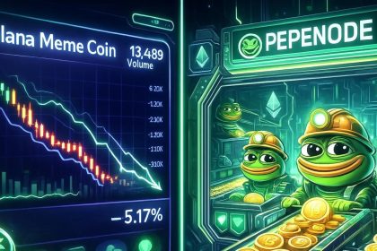 Solana Meme Coin Volume Hits 2-Year Low as Investors Turn to PEPENODE's $2.2M Presale.