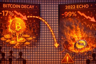 Bitcoin’s Decay Signals the Most Severe Bearish Pivot Since the LUNA Collapse – A 2022 Echo