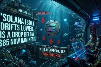 Solana (SOL) Drifts Lower, Is a Drop Below $85 Now Imminent?