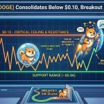 Dogecoin (DOGE) Consolidates Below $0.10, Breakout Still Elusive