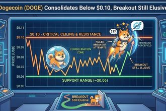Dogecoin (DOGE) Consolidates Below $0.10, Breakout Still Elusive