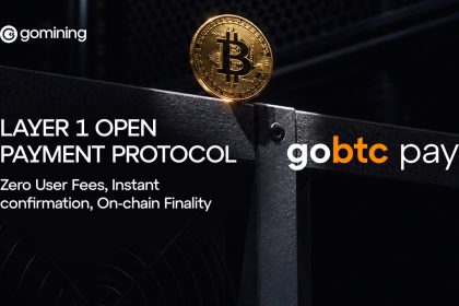 GoMining Launches GoBTC Pay To Bring Native Instant Payments To Bitcoin