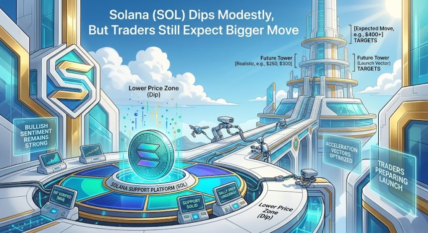 Solana (SOL) Dips Modestly, But Traders Still Expect Bigger Move