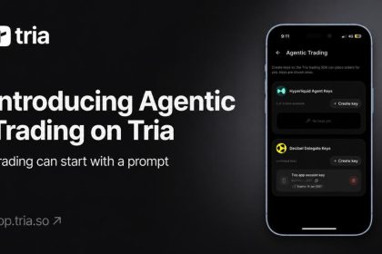 Tria Launches Agentic Trading, Allowing AI Agents to Execute Crypto Trades Without Giving Up Control of Funds